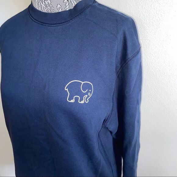 Ivory Ella navy and white crewneck - Picture 8 of 10